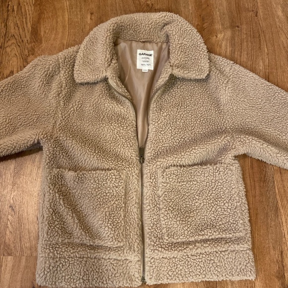 GARAGE XS Oversized Teddy Coat (Sherpa Coat) - Picture 4 of 8